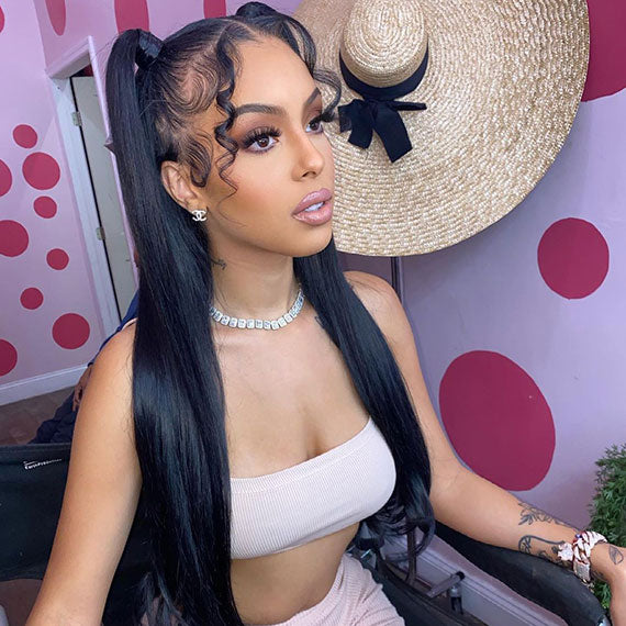 360 Lace Frontal Wig Straight Human Hair